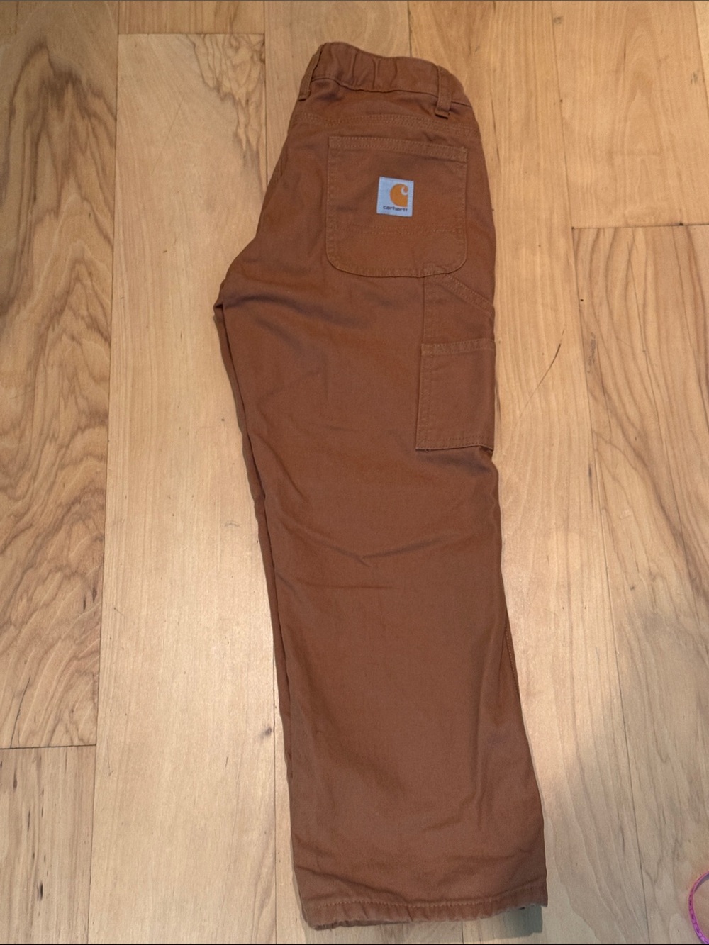 CARHARTT Boys Brown/Tan Cargo Pants with Felt Lining  SZ 8 years old